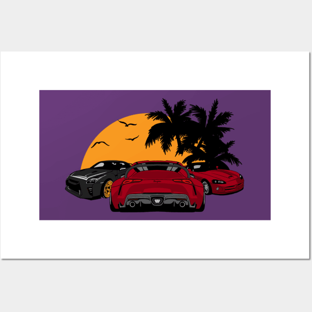 tuning cars Wall Art by MOTOSHIFT